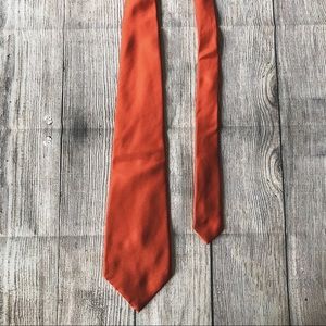 Burberry Solid Orange Necktie